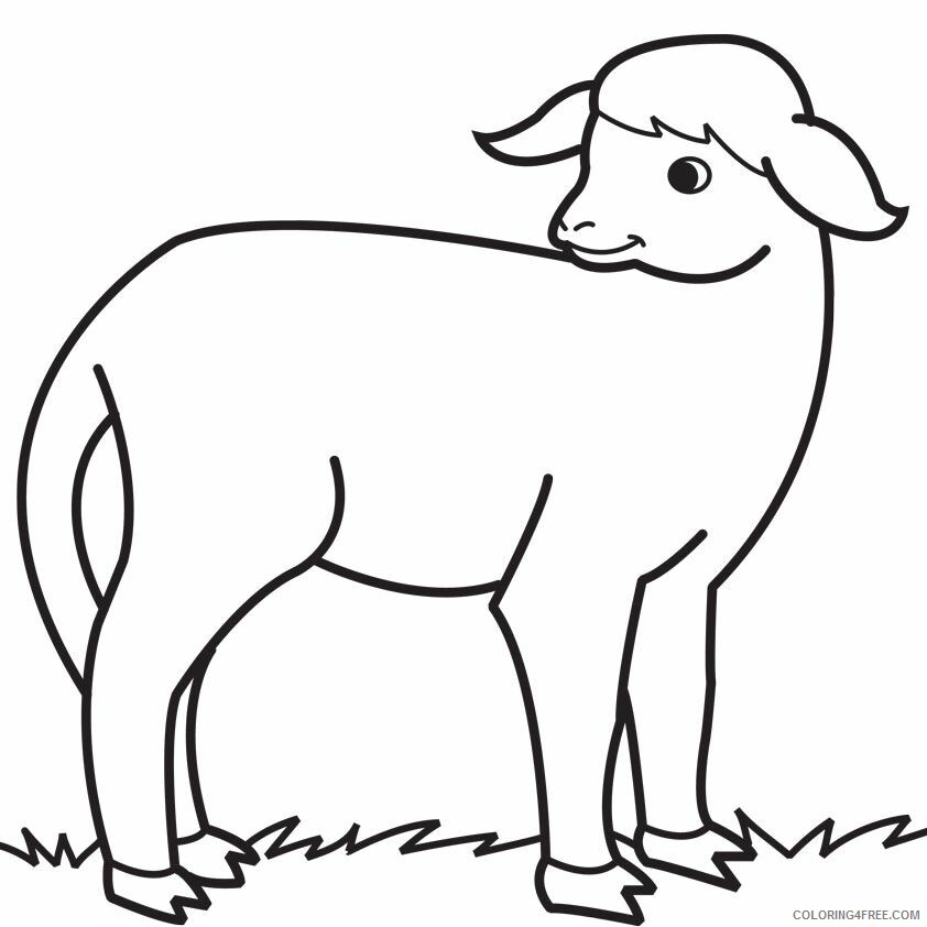 Sheep Coloring Sheets Animal Coloring Pages Printable 2021 4072 Coloring4free