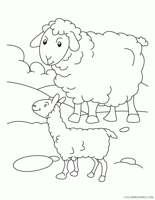 Sheep Coloring Sheets Animal Coloring Pages Printable 2021 4079 Coloring4free