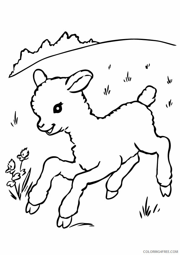 Sheep Coloring Sheets Animal Coloring Pages Printable 2021 4081 Coloring4free