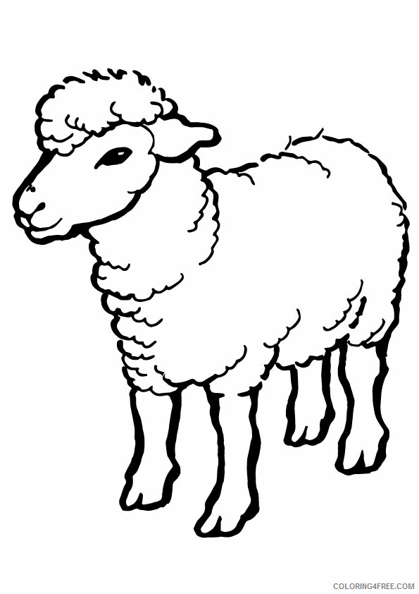Sheep Coloring Sheets Animal Coloring Pages Printable 2021 4082 Coloring4free
