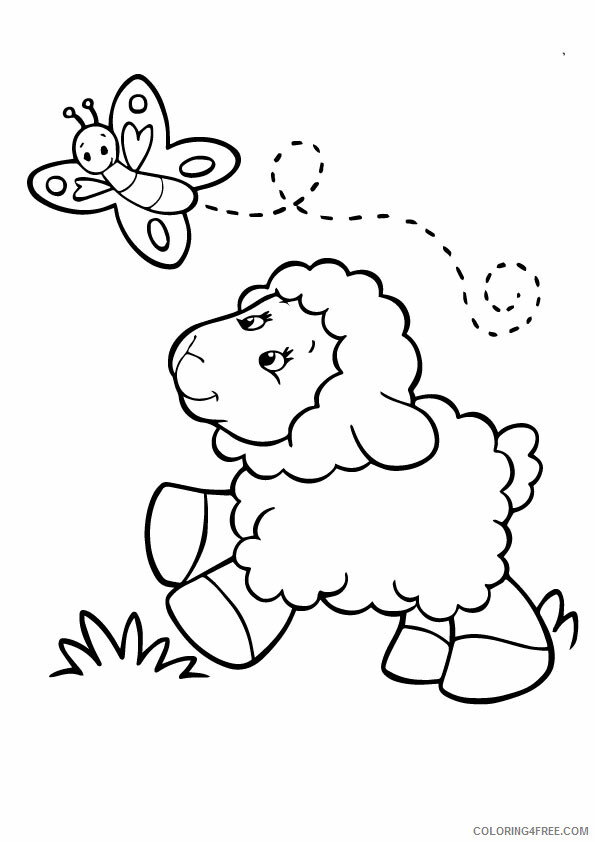 Sheep Coloring Sheets Animal Coloring Pages Printable 2021 4083 Coloring4free