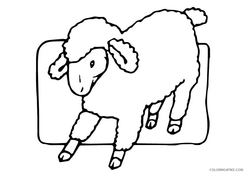 Sheep Coloring Sheets Animal Coloring Pages Printable 2021 4090 Coloring4free