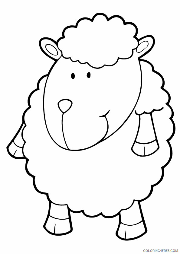 Sheep Coloring Sheets Animal Coloring Pages Printable 2021 4091 Coloring4free