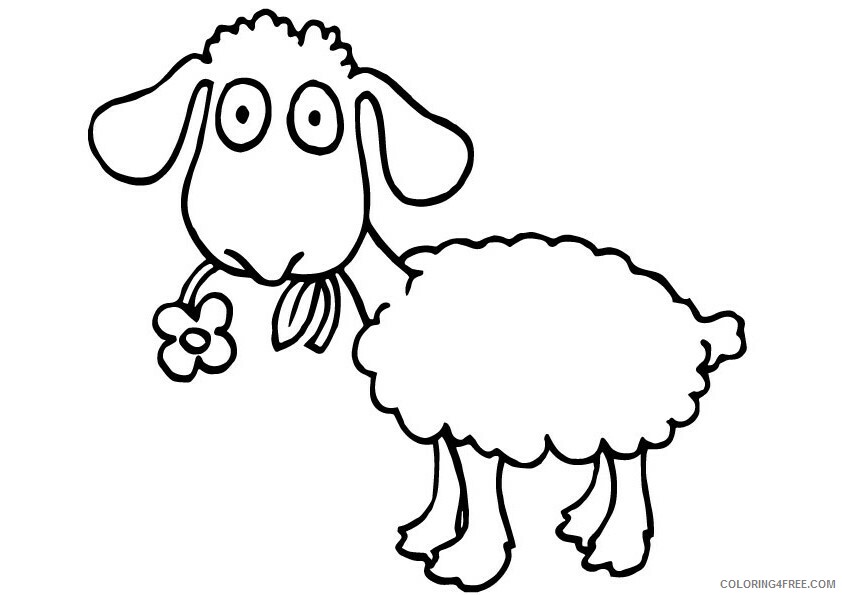 Sheep Coloring Sheets Animal Coloring Pages Printable 2021 4092 Coloring4free