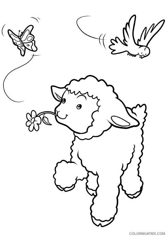 Sheep Coloring Sheets Animal Coloring Pages Printable 2021 4113 Coloring4free