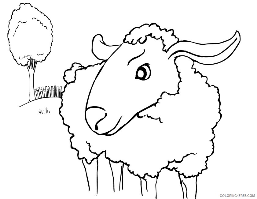 Sheep Coloring Sheets Animal Coloring Pages Printable 2021 4117 Coloring4free