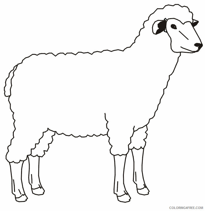 Sheep Coloring Sheets Animal Coloring Pages Printable 2021 4118 Coloring4free