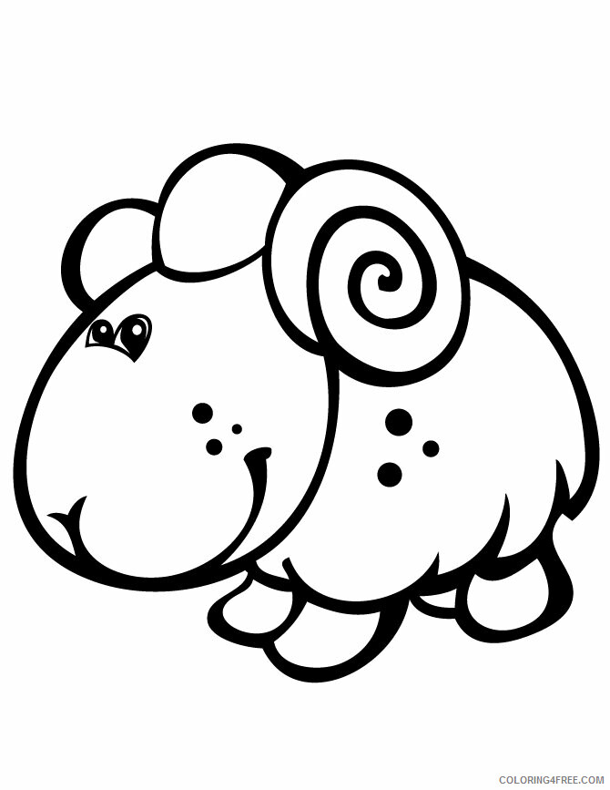 Sheep Coloring Sheets Animal Coloring Pages Printable 2021 4120 Coloring4free