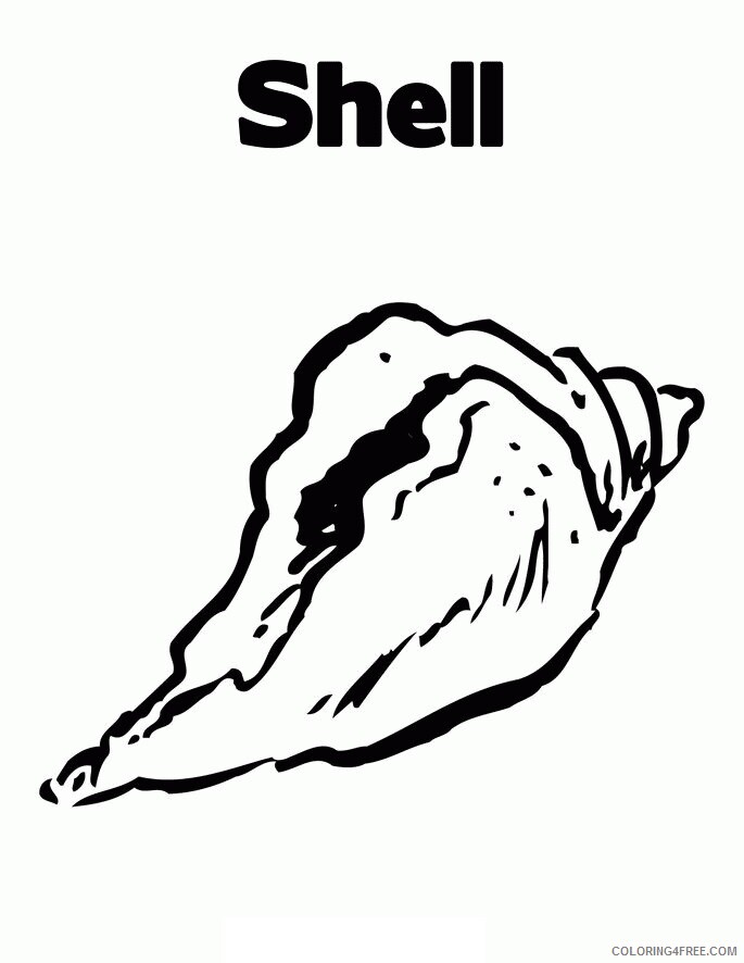 Shell Coloring Sheets Animal Coloring Pages Printable 2021 4140 Coloring4free
