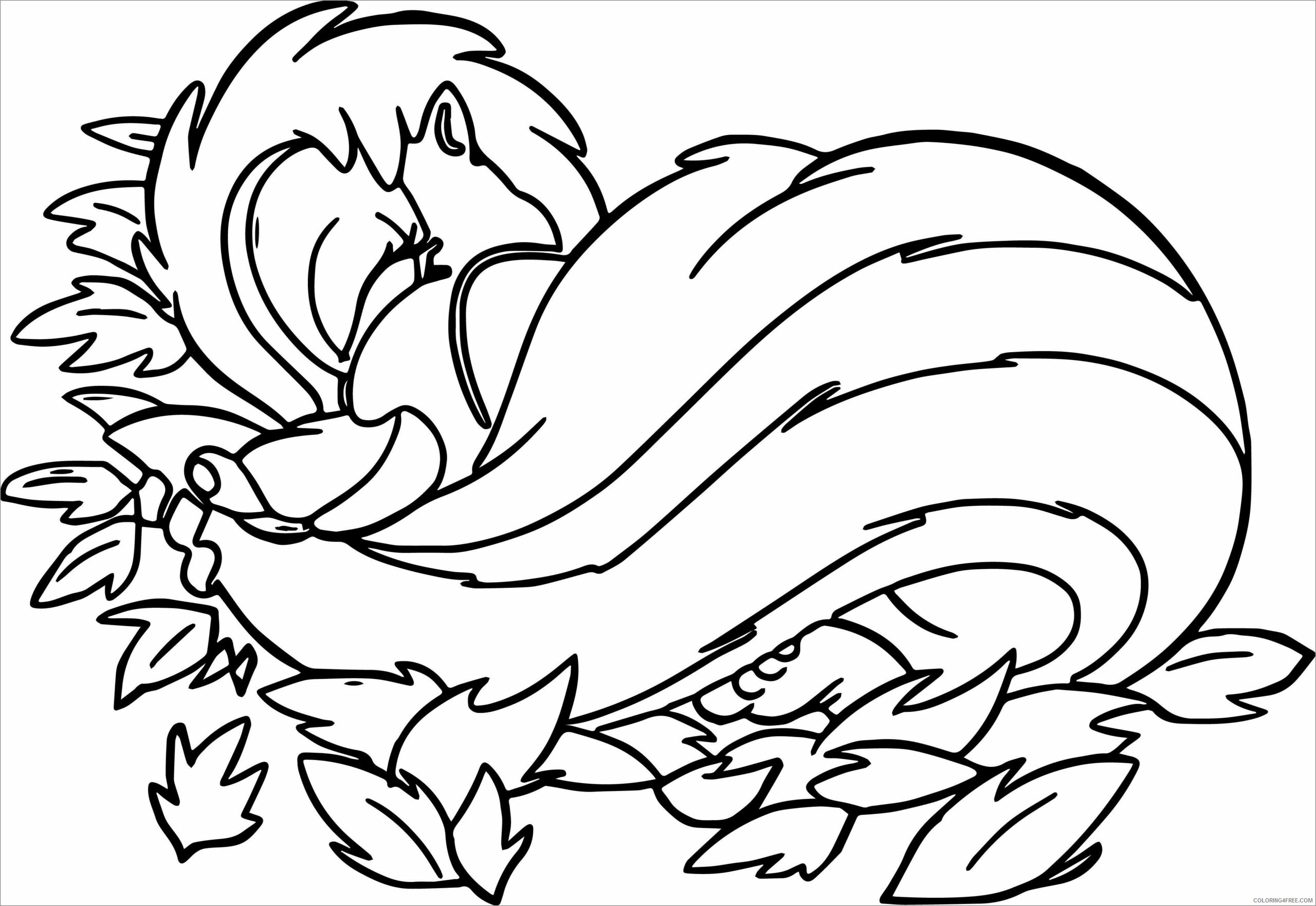 Skunk Coloring Pages Animal Printable Sheets flower the skunk 2021 4515 Coloring4free