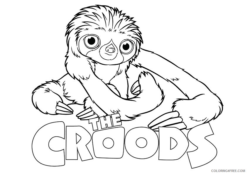 Sloth Coloring Sheets Animal Coloring Pages Printable 2021 4155 Coloring4free