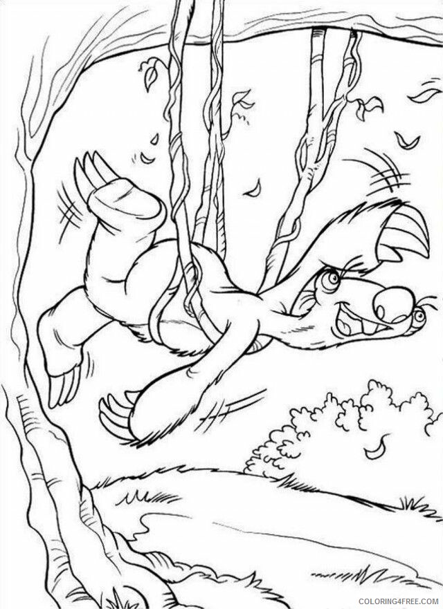 Sloth Coloring Sheets Animal Coloring Pages Printable 2021 4161 Coloring4free