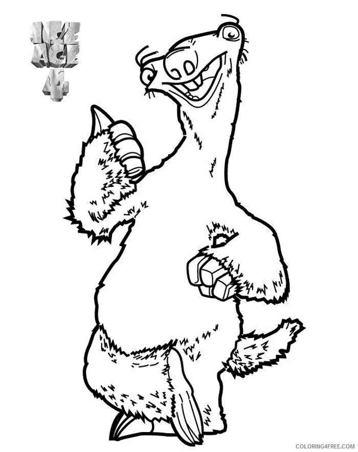 Sloth Coloring Sheets Animal Coloring Pages Printable 2021 4175 Coloring4free