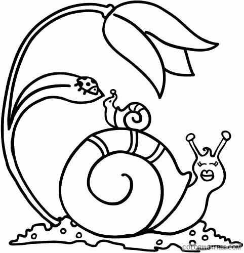 Snail Coloring Pages Animal Printable Sheets snail 2021 4544 Coloring4free