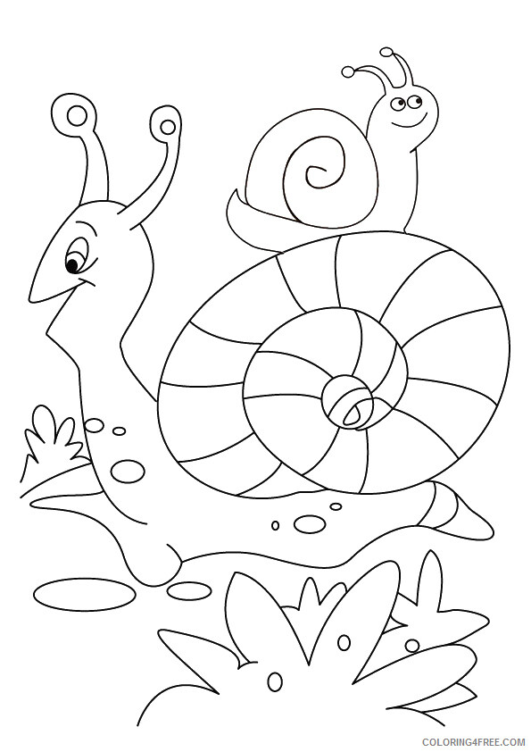 Snail Coloring Sheets Animal Coloring Pages Printable 2021 4180 Coloring4free