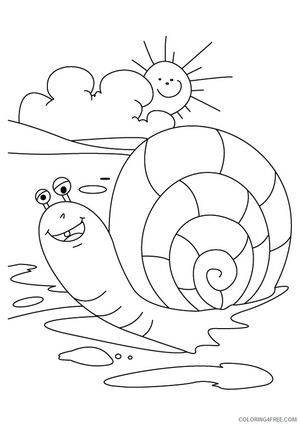 Snail Coloring Sheets Animal Coloring Pages Printable 2021 4181 Coloring4free