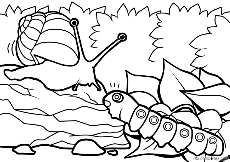 Snail Coloring Sheets Animal Coloring Pages Printable 2021 4189 Coloring4free