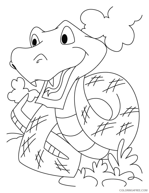 Snake Coloring Pages Animal Printable Sheets Photos of Snake 2021 4551 Coloring4free