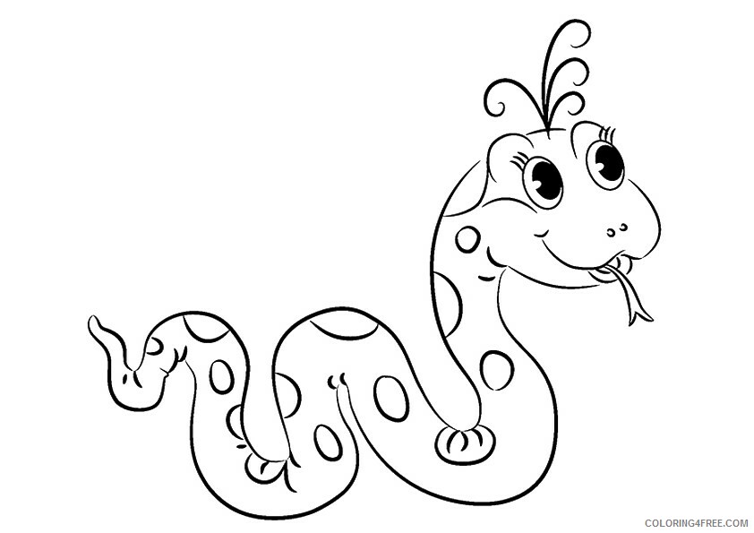 Snake Coloring Sheets Animal Coloring Pages Printable 2021 4217 Coloring4free