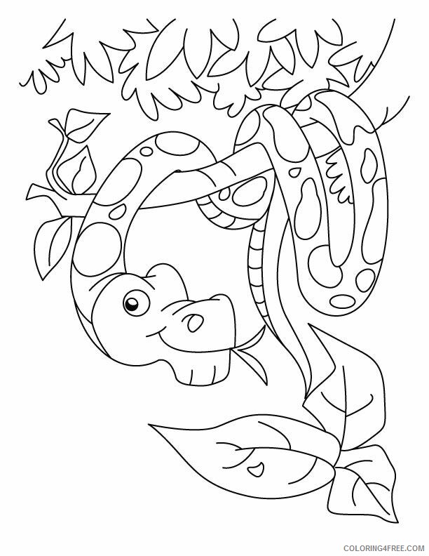 Snake Coloring Sheets Animal Coloring Pages Printable 2021 4220 Coloring4free