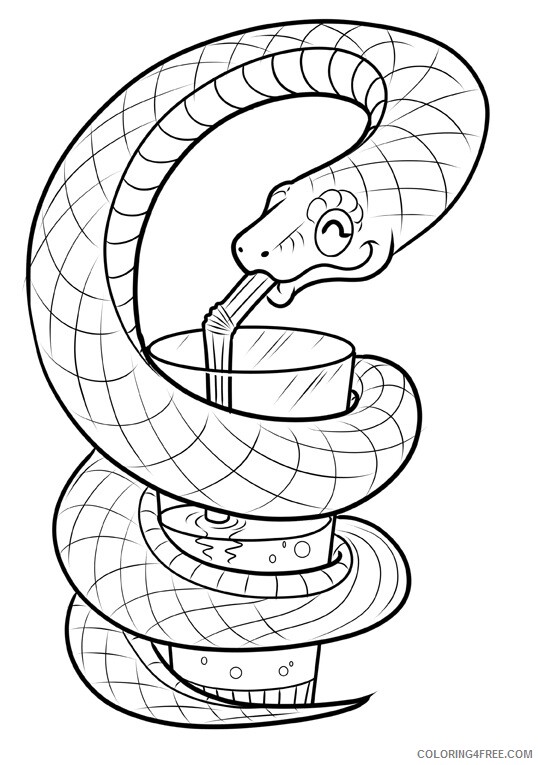 Snake Coloring Sheets Animal Coloring Pages Printable 2021 4227 Coloring4free