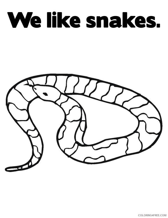 Snake Coloring Sheets Animal Coloring Pages Printable 2021 4231 Coloring4free
