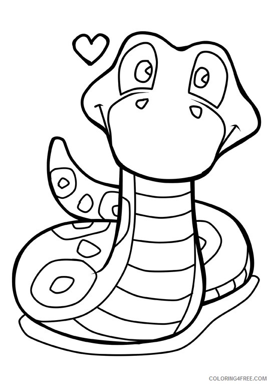 Snake Coloring Sheets Animal Coloring Pages Printable 2021 4234 Coloring4free