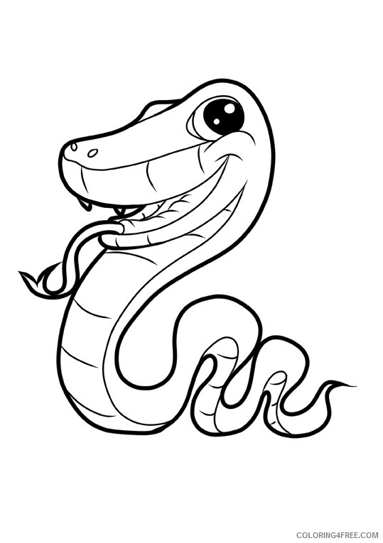 Snake Coloring Sheets Animal Coloring Pages Printable 2021 4236 Coloring4free