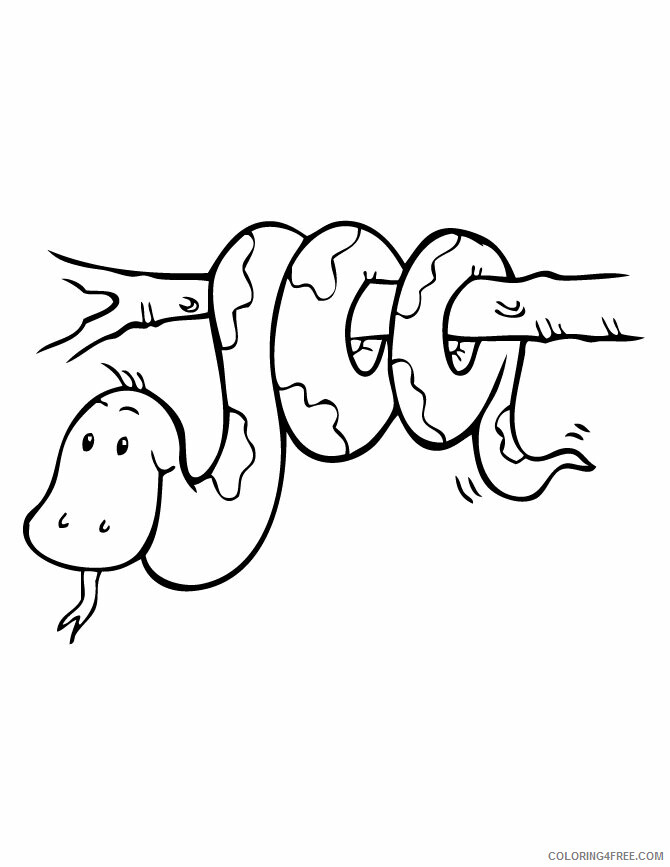 Snake Coloring Sheets Animal Coloring Pages Printable 2021 4242 Coloring4free