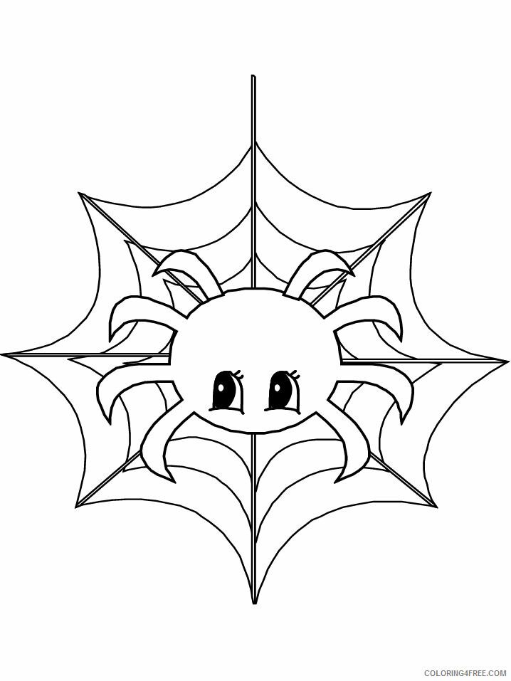 Spider Coloring Pages Animal Printable Sheets spider13 2021 4631 Coloring4free
