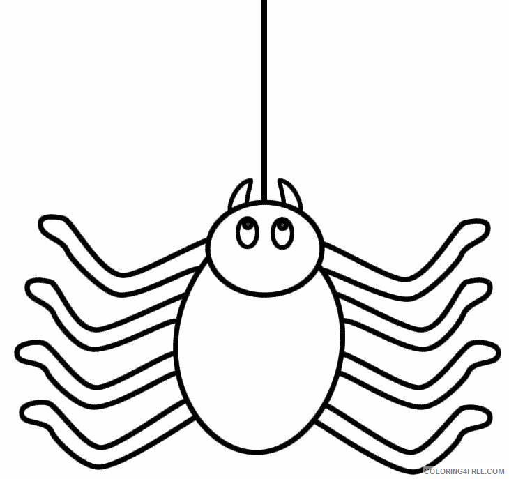 Spider Coloring Sheets Animal Coloring Pages Printable 2021 4248 Coloring4free