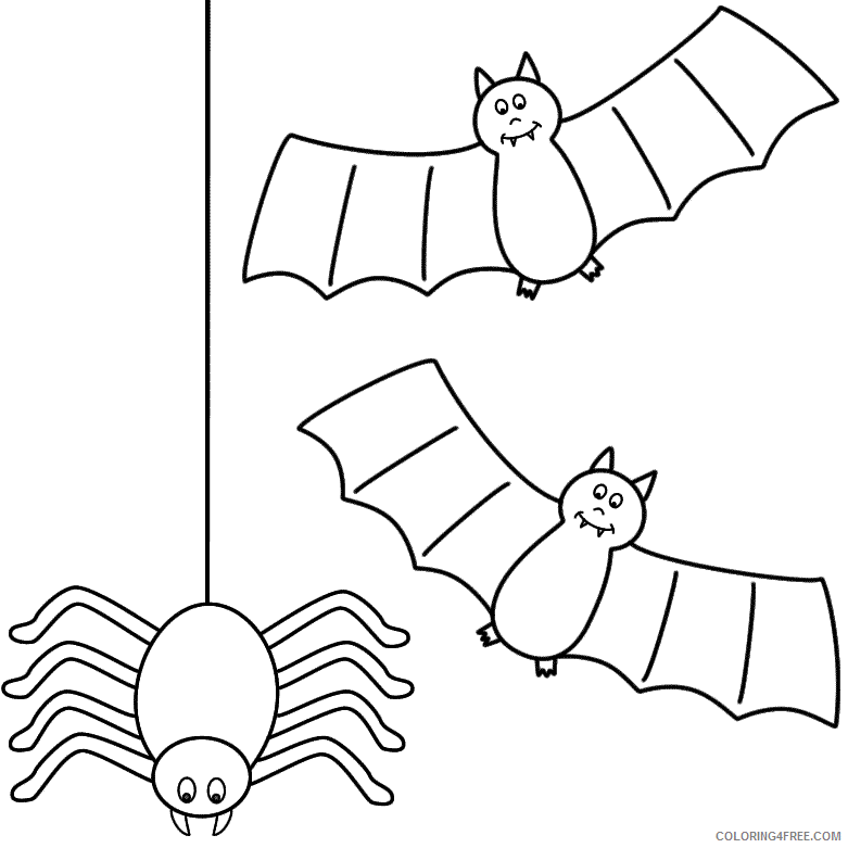 Spider Coloring Sheets Animal Coloring Pages Printable 2021 4250 Coloring4free