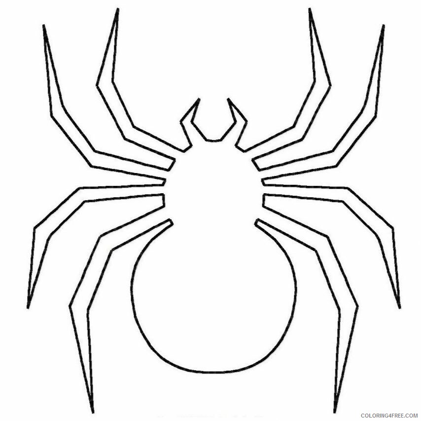 Spider Coloring Sheets Animal Coloring Pages Printable 2021 4259 Coloring4free