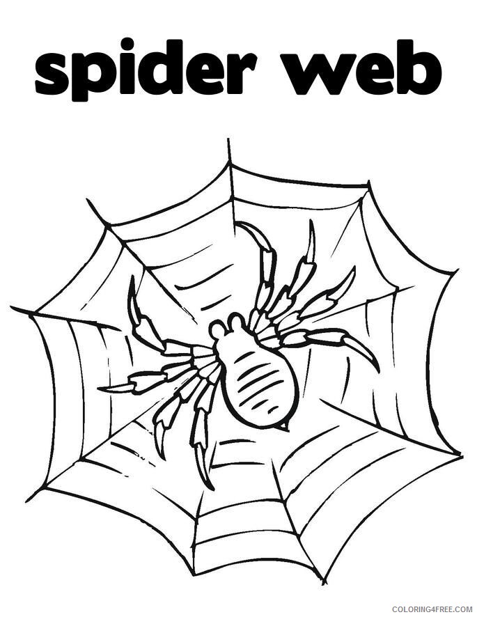 Spider Coloring Sheets Animal Coloring Pages Printable 2021 4262 Coloring4free