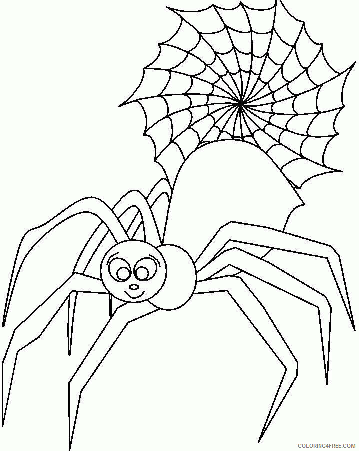 Spider Coloring Sheets Animal Coloring Pages Printable 2021 4263 Coloring4free