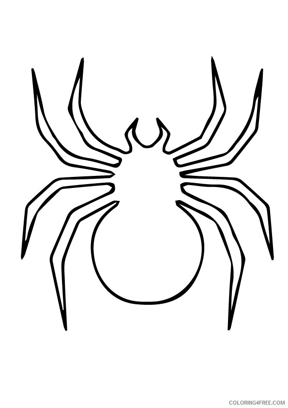 Spider Coloring Sheets Animal Coloring Pages Printable 2021 4265 Coloring4free