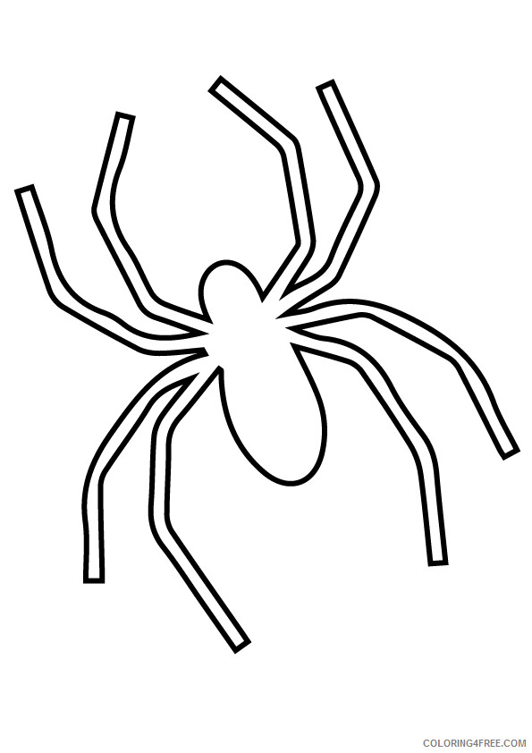 Spider Coloring Sheets Animal Coloring Pages Printable 2021 4267 Coloring4free
