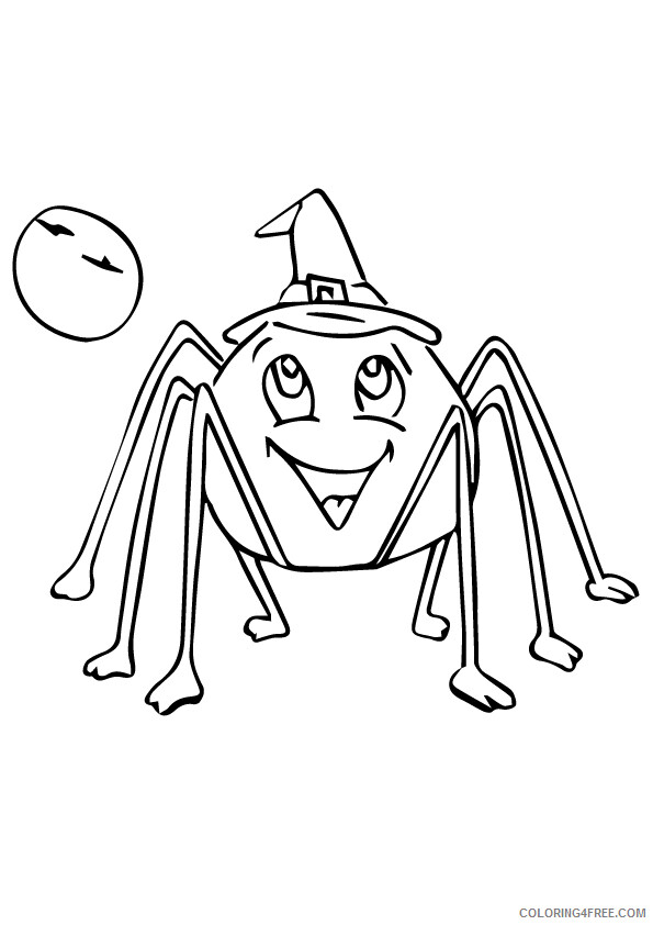 Spider Coloring Sheets Animal Coloring Pages Printable 2021 4268 Coloring4free