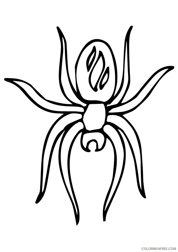 Spider Coloring Sheets Animal Coloring Pages Printable 2021 4269 Coloring4free