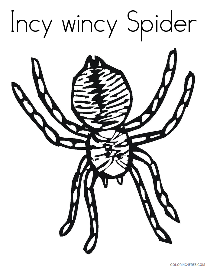 Spider Coloring Sheets Animal Coloring Pages Printable 2021 4276 Coloring4free