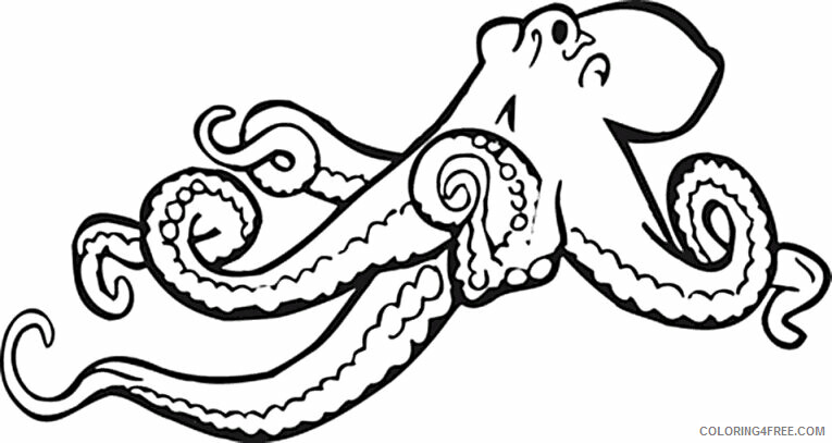 Squid Coloring Sheets Animal Coloring Pages Printable 2021 4287 Coloring4free