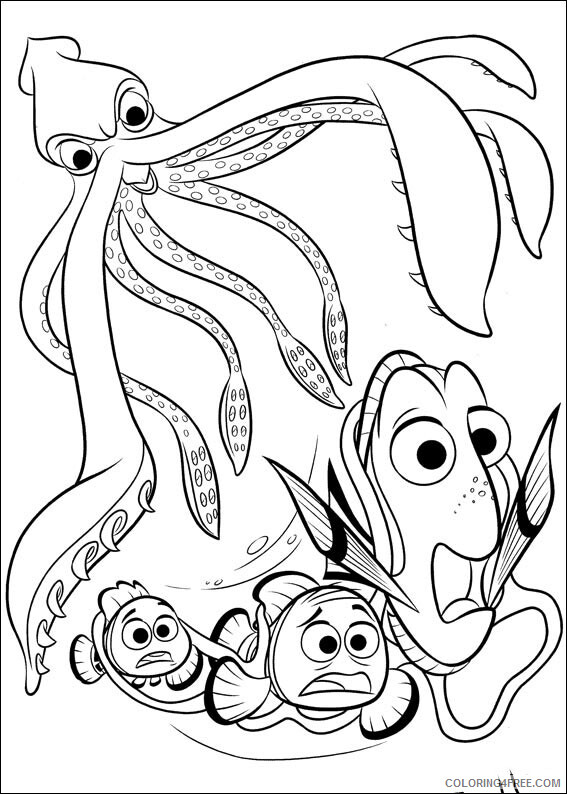 Squid Coloring Sheets Animal Coloring Pages Printable 2021 4298 Coloring4free