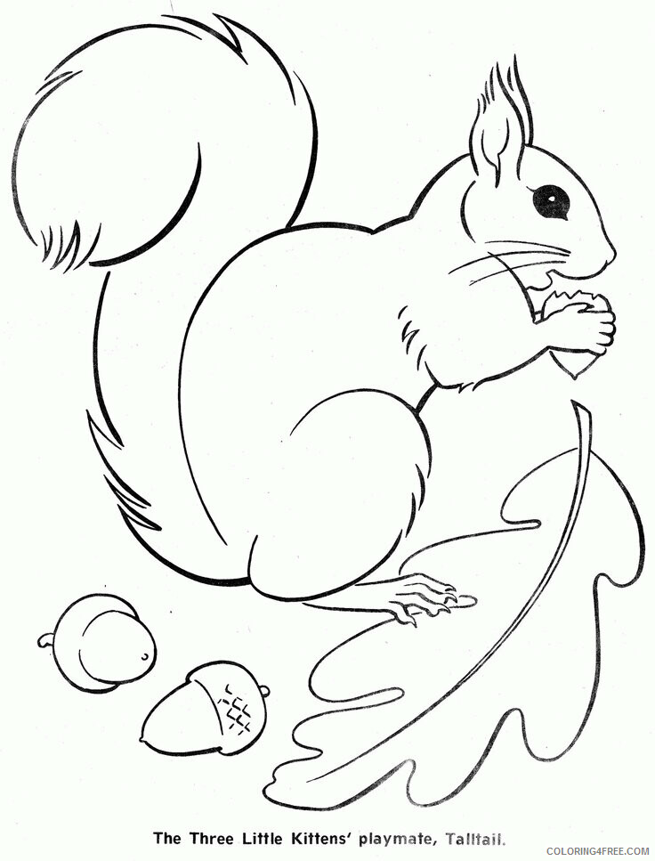 Squirrel Coloring Sheets Animal Coloring Pages Printable 2021 4305 Coloring4free