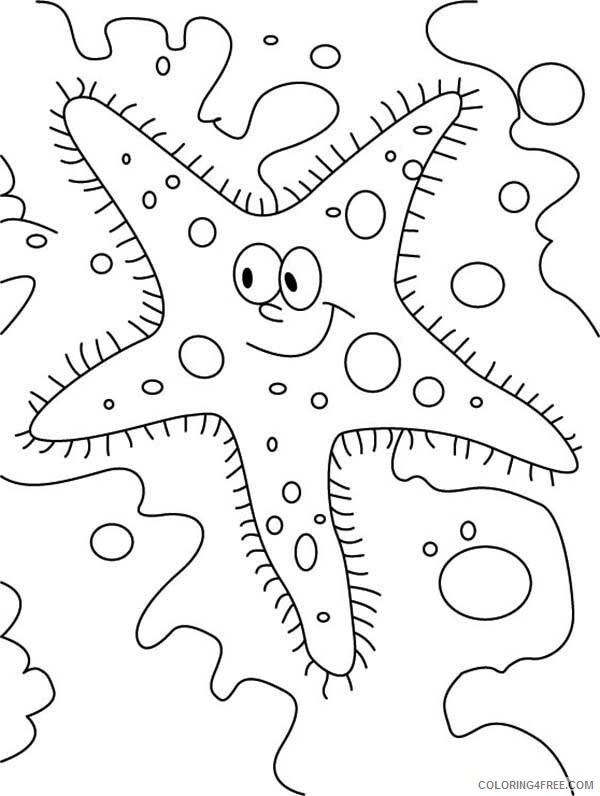 Starfish Coloring Pages Animal Printable Sheets Starfish Sheets 2021 4708 Coloring4free