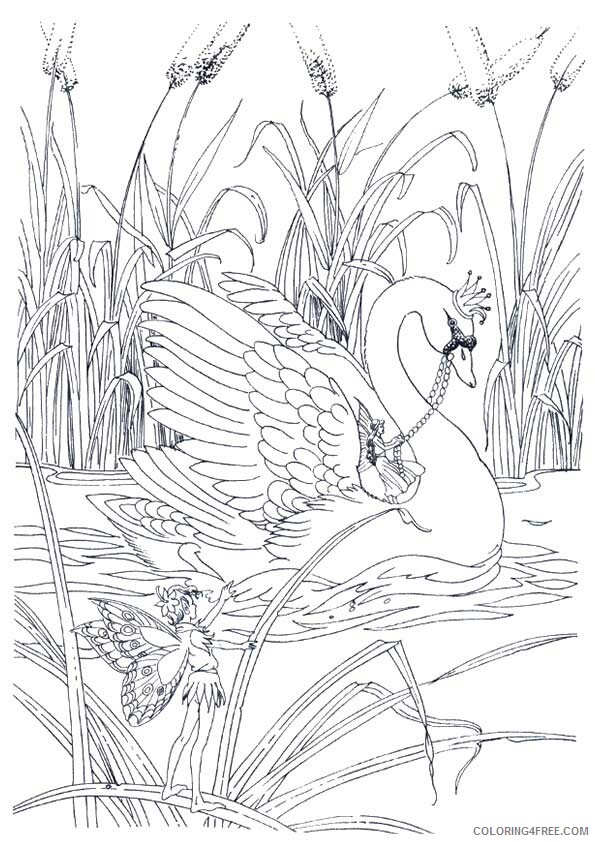 Swan Coloring Sheets Animal Coloring Pages Printable 2021 4353 Coloring4free