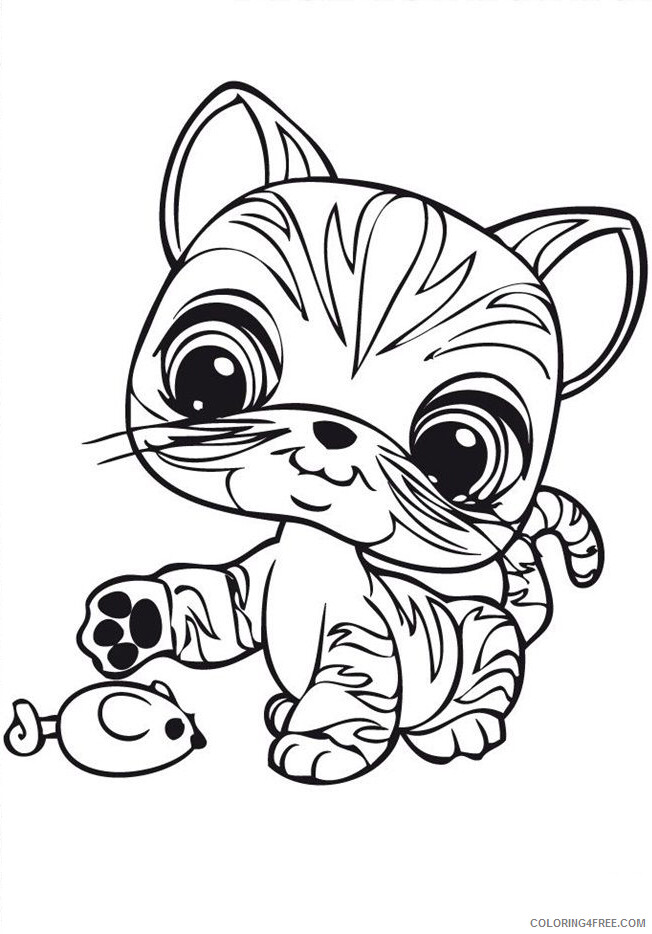 Tiger Coloring Pages Animal Printable Sheets LPS Tiger 2021 4772 Coloring4free