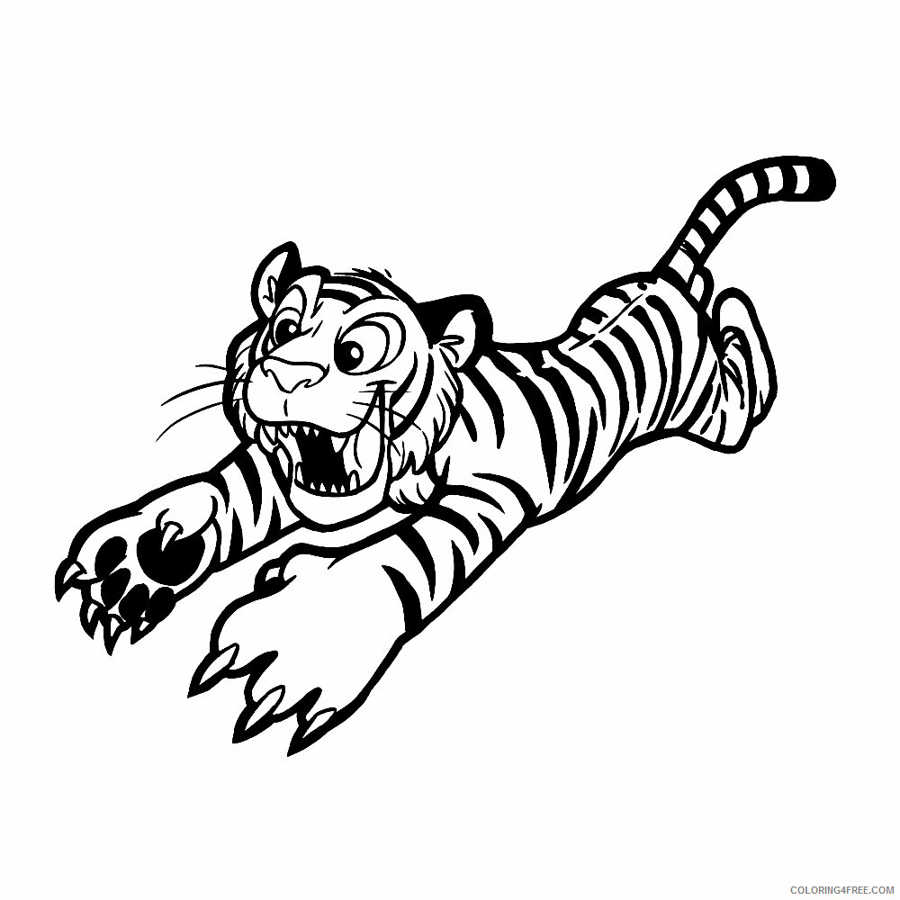 Tiger Coloring Sheets Animal Coloring Pages Printable 2021 4355 Coloring4free
