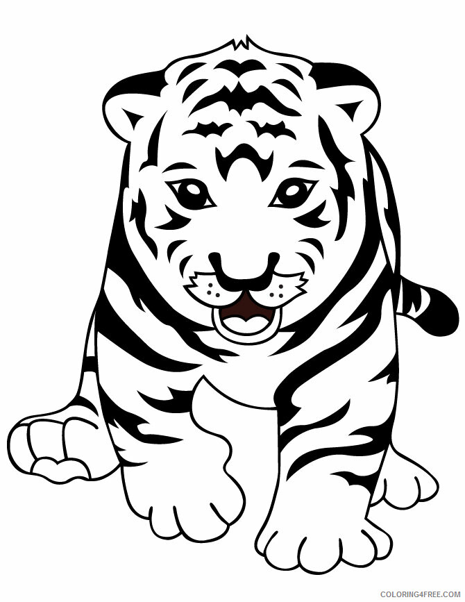 Tiger Coloring Sheets Animal Coloring Pages Printable 2021 4356 Coloring4free