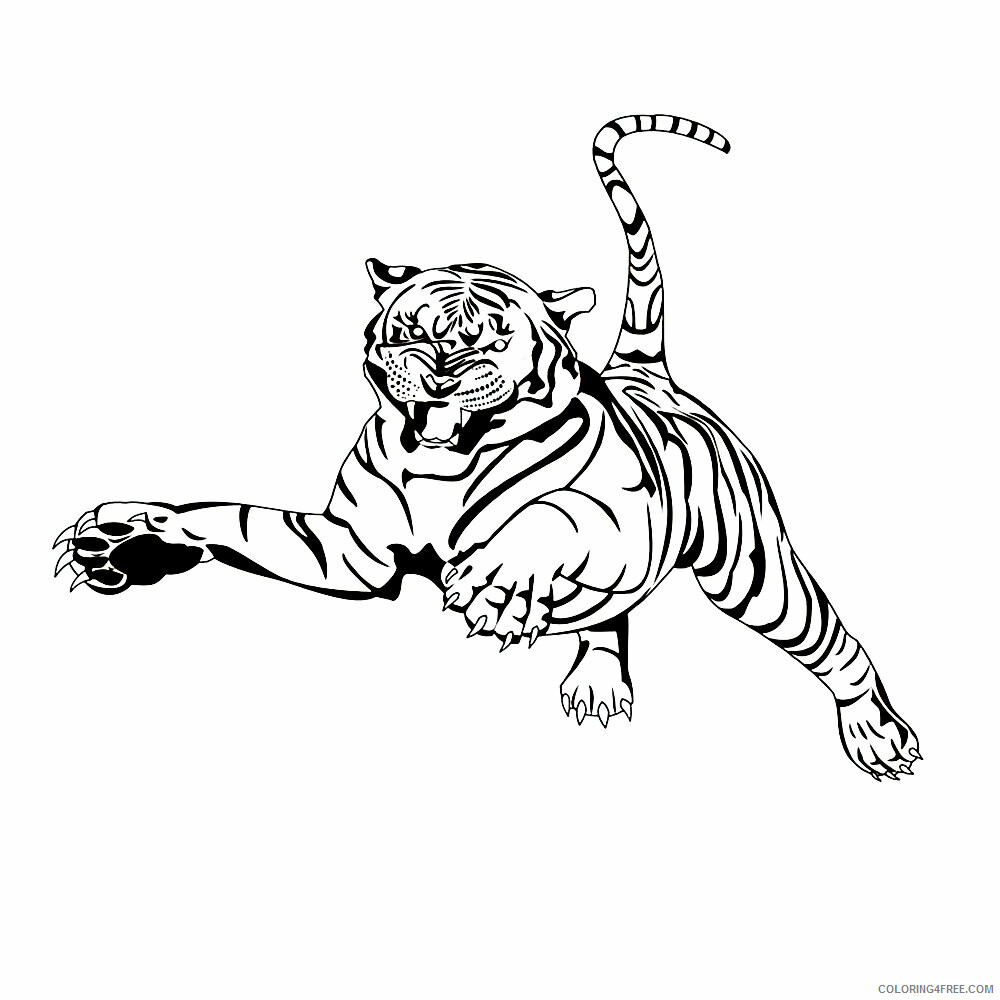 Tiger Coloring Sheets Animal Coloring Pages Printable 2021 4361 ...