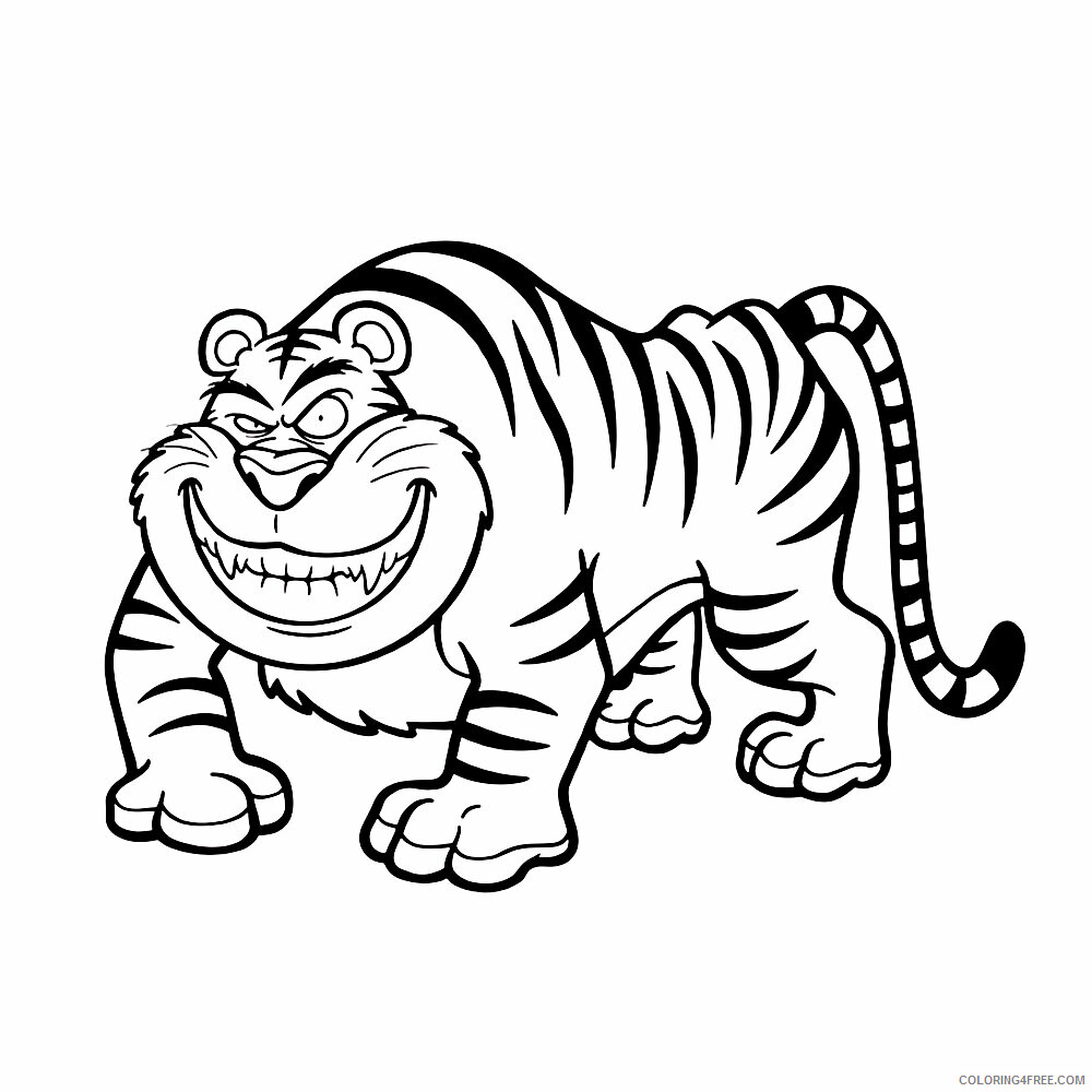 Tiger Coloring Sheets Animal Coloring Pages Printable 2021 4362 Coloring4free